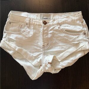 OneTeaspoon Bandits Low-Waist Denim Shorts